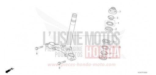 TIGE DE DIRECTION CBF125MEFT de 2026